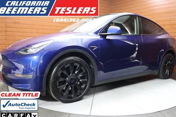 TESLA MODEL Y 2021 5YJYGDEE7MF108505 image